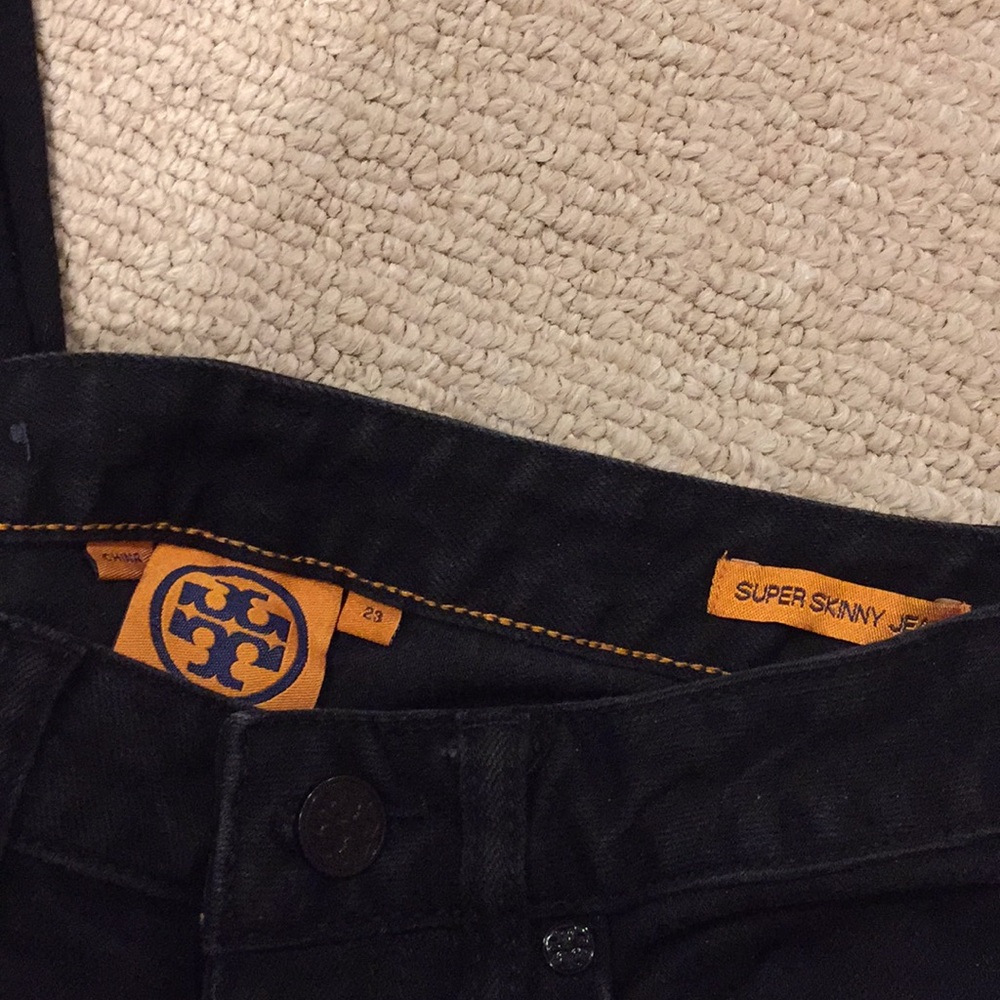 Must-have Tory Burch super skinny black jeans!! - Picture 4 of 5